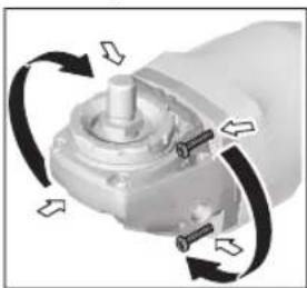BOSCH GWS 18V15 S Professional - Vrtenje glave gonila (GWS 18V-15 C) - 1