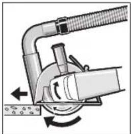 BOSCH GWS 18V15 S Professional - 석재 절단하기(그림 A 참조) - 1