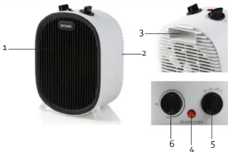 DOMO DO7325F - TEILE - 1
