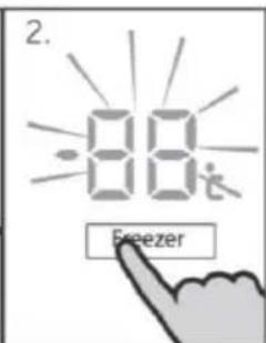 HAIER HTF520WP7 - Buzdolabi icin sicakligi ayarlayin - 3