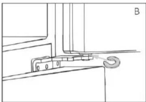 HAIER HTF520WP7 - A) Korzystanie z regulowanej noźki - 1