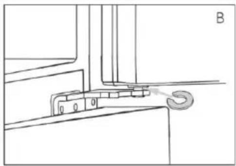 HAIER HTF520WP7 - A) Uporaba nastavljive nožice - 1