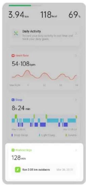 OPPO WATCH 46mm - Analyse de donné es sportives - 1
