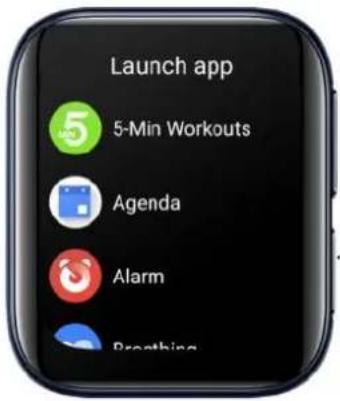 OPPO WATCH 41mm - Fonctions des boutons - 5