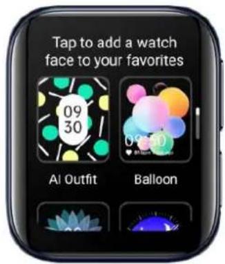 OPPO WATCH 41mm - Ajouter un cadran de montre - 4