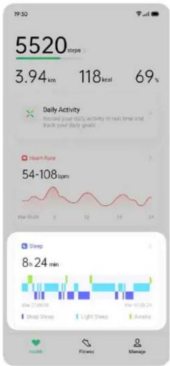 OPPO WATCH 41mm - Gestionnaire de sommeil - 5