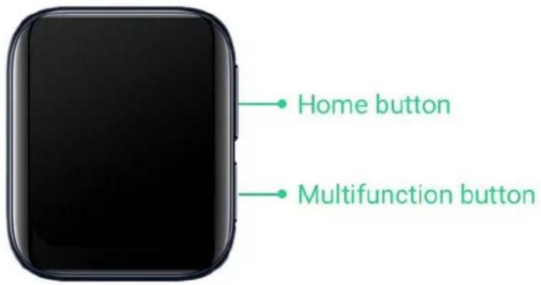 OPPO WATCH 41mm - Fonctions des boutons - 1