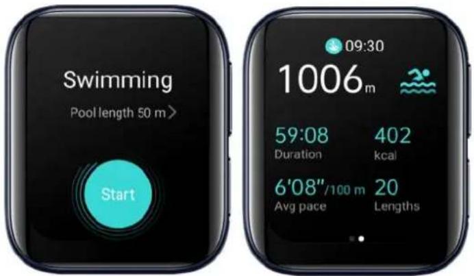 OPPO WATCH 41mm - Natation - 1