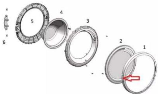 SIEMENS WM14UQ41FG - Fjernelse af dorkomponenter - 1