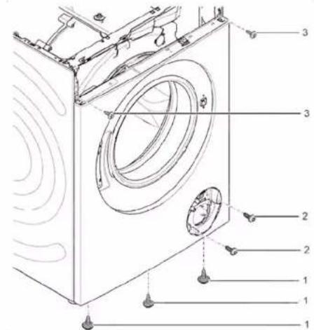 SIEMENS WM14UQ41FG - Retirer le joint de porte - 3