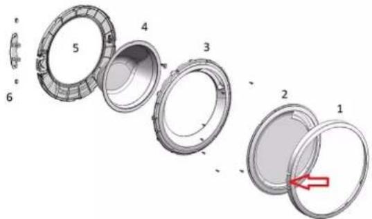 SIEMENS WM14UQ41FG - Kapi bilegenlerinin sakulmesi - 1