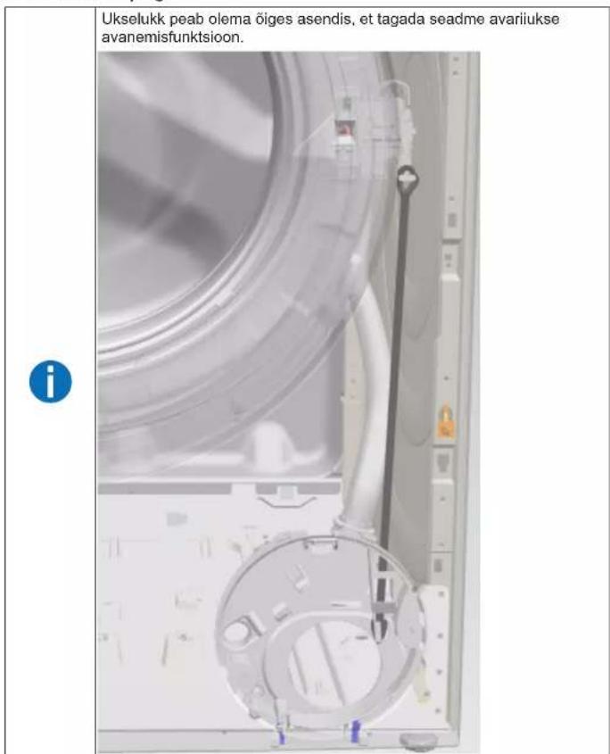 SIEMENS WM14UQ41FG - Ukseluku paigaldamine - 1