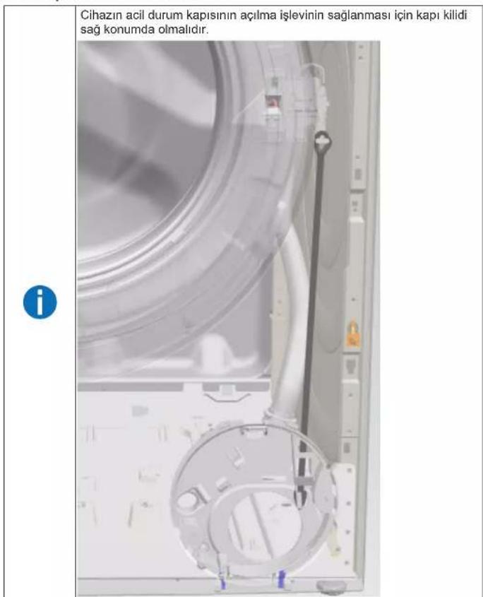 SIEMENS WM14UQ41FG - Kapi kilidinin monte edilmesi - 1