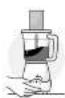 MAGIC BULLET Kitchen Express - Gebruik van de foodprocessor: rasp-/snijschijf. - 9