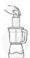 MAGIC BULLET Kitchen Express - Gebruik van de foodprocessor: rasp-/snijschijf. - 6