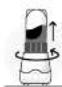 MAGIC BULLET Kitchen Express - Utilisation de l'appareil : gobelet et lame d'extraction. - 8