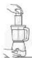 MAGIC BULLET Kitchen Express - Gebruik van de foodprocessor: rasp-/snijschijf. - 7