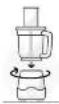 MAGIC BULLET Kitchen Express - Gebruik van de foodprocessor: rasp-/snijschijf. - 5