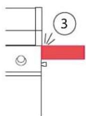 Rösle Videro G2S Vario - Pliage de la table latérale vers le haut/branchement de l'alimentation en gaz - 3