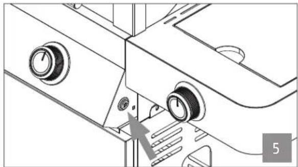 Rösle Videro G2S Vario - Illuminated control knob (two colours) (optional equipment) - 2