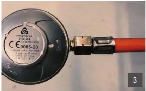 Rösle Videro G2S Vario - Per la propria sicurezza, controllare sempre i collegamenti del gas prima diMETTERE in funzione il barbecue a gas! - 4