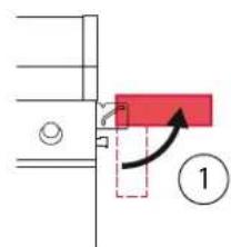 Rösle Videro G2S Vario - Folding side table up / Connecting the gas supply - 1