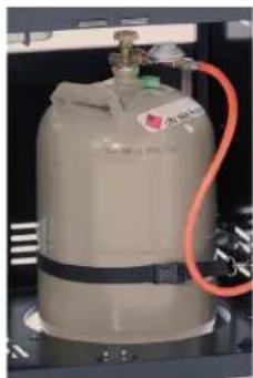 Rösle Videro G2S Vario - Installation de la bouteille de gaz dans l'armoireasse - 2