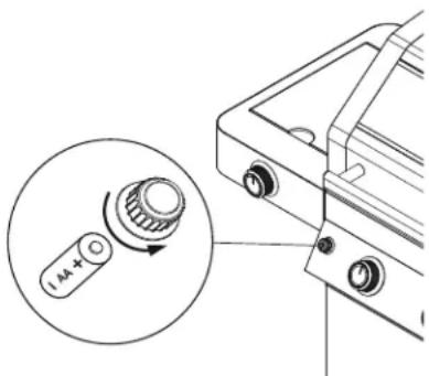 Rösle Videro G2S Vario - Procedura di accensione del bruciatore a infrarossi "Prime Zone" nel ripiano laterale (dotazione opzionale) - 2