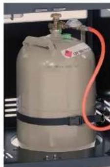 Rösle Videro G2S Vario - Montaggio della bombola nella base - 2