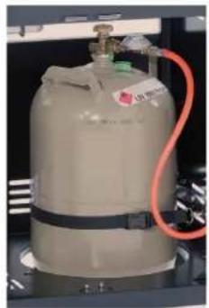 Rösle Videro G4S Vario - Montaggio della bombola nella base - 3