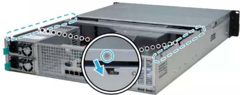 SYNOLOGY RackStation RS3621RPXS - Pour installer le module de RAM - 4