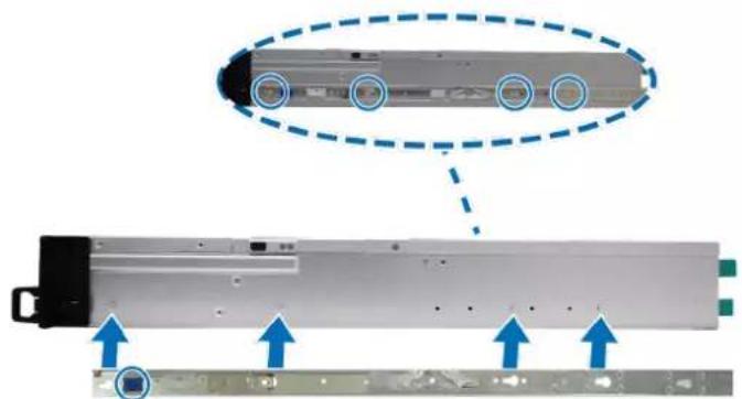 SYNOLOGY RackStation RS3621RPXS - Pour installer le kit de rails - 3