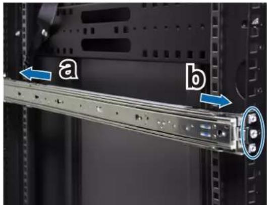 SYNOLOGY RackStation RS3621RPXS - Pour installer le kit de rails - 1