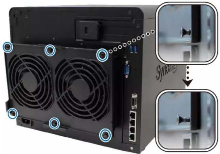 SYNOLOGY DiskStation DS2419+II - Remplacer le ventilateur du système - 1