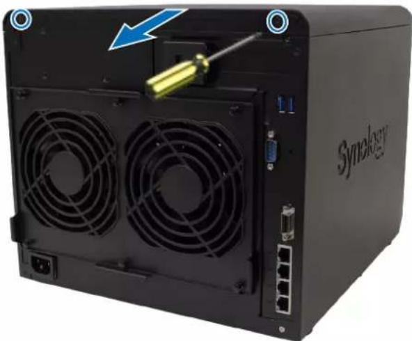 SYNOLOGY DiskStation DS2419+II - Pour installer une carte d'interface réseau : - 1