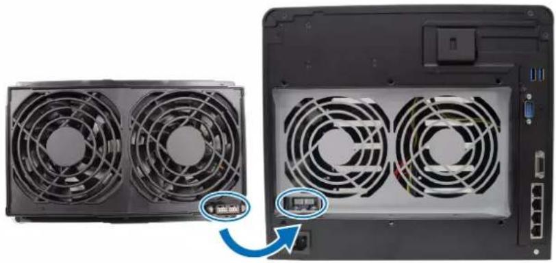 SYNOLOGY DiskStation DS2419+II - Remplacer le ventilateur du système - 2