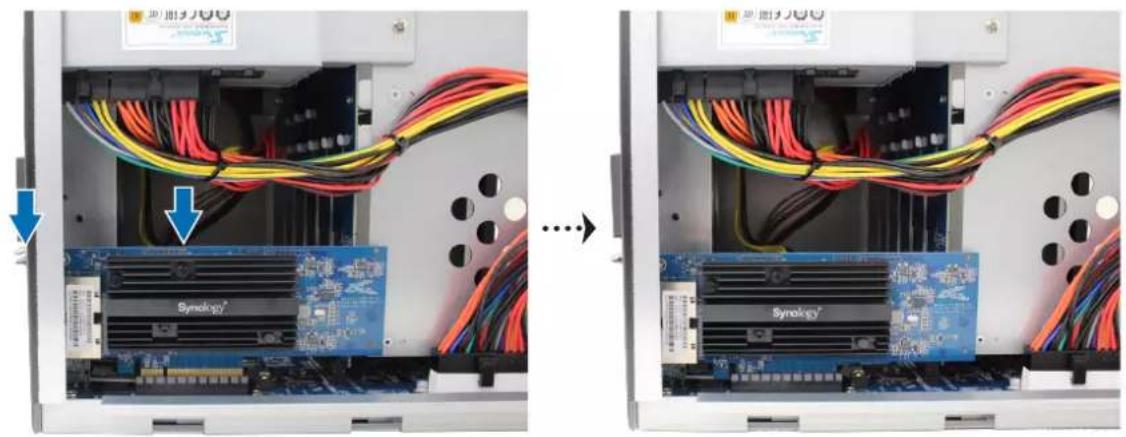 SYNOLOGY DiskStation DS2419+II - Pour installer une carte d'interface réseau : - 5