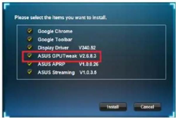 ASUS GPU Tweak II - Instalar o ASUS GPU Tweak no Windows \* Vista e Windows\* 8.1 / 8 / 7 (32/64 bit) - 2
