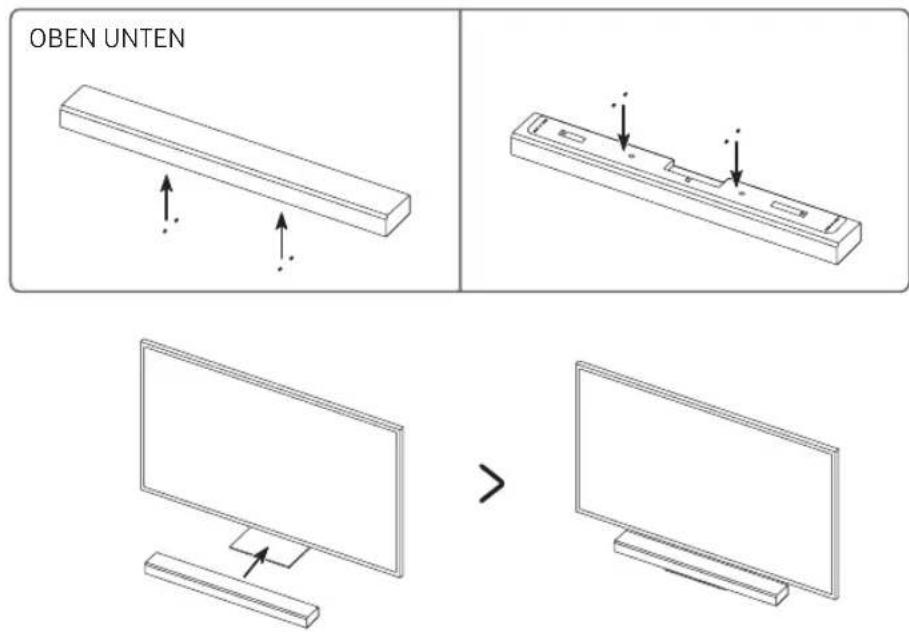 SAMSUNG QE65Q90RATXXU - Installieren einer Soundbar (separat erhältlich) - 1