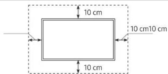SAMSUNG QE65Q90RATXXU - Ausreichende Belüftung Ihres Geräts - 2
