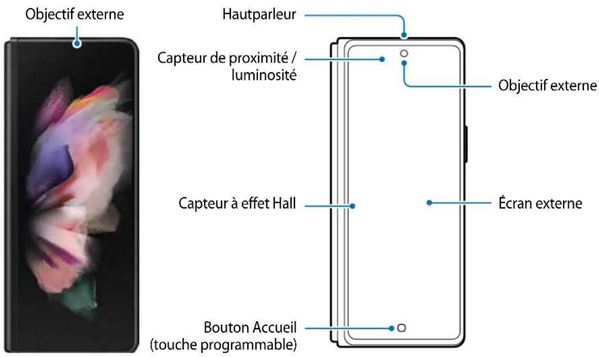 SAMSUNG Galaxy Z Fold 3 5G - Déplié - 3