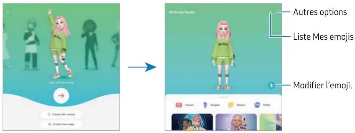 SAMSUNG Galaxy Z Fold 3 5G - Créer un Emoji RA - 1