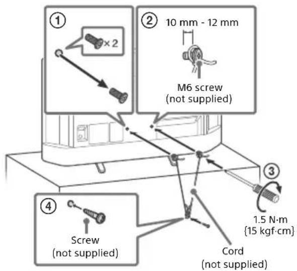 SONY KD32W804 - Topple prevention - 1