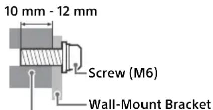 SONY KD32W804 - Wall-Mount Bracket Installation Information - 1