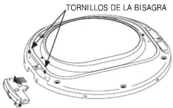 FRIGIDAIRE FFSE5115P - Inversión de la bisagra - 3