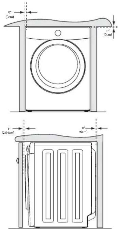 FRIGIDAIRE FFSE5115P - Instalación en un Nicho o Armario - 2