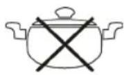 PROFICOOK PCITG 1130 - Las siguientes cazuelas no se pueden emplear: - 1
