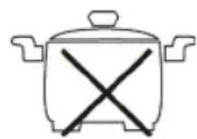 PROFICOOK PCITG 1130 - Не используйте следующие типы кастрюль: - 3