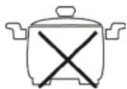 PROFICOOK PCITG 1130 - Do not use the following types of pots : - 3
