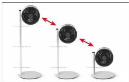 BONECO F220 - HEIGHT ADJUSTMENT - 2